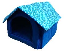 Dog Home In Foam Hut Medium Blue Design May Vary