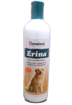 Himalaya Erina Antibacterial Antidandruff Deodrant Dog Coat Cleanser  450 ml