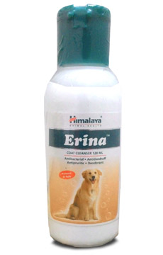Himalaya Erina Antibacterial Antidandruff Deodrant Dog Coat Cleanser 200ml